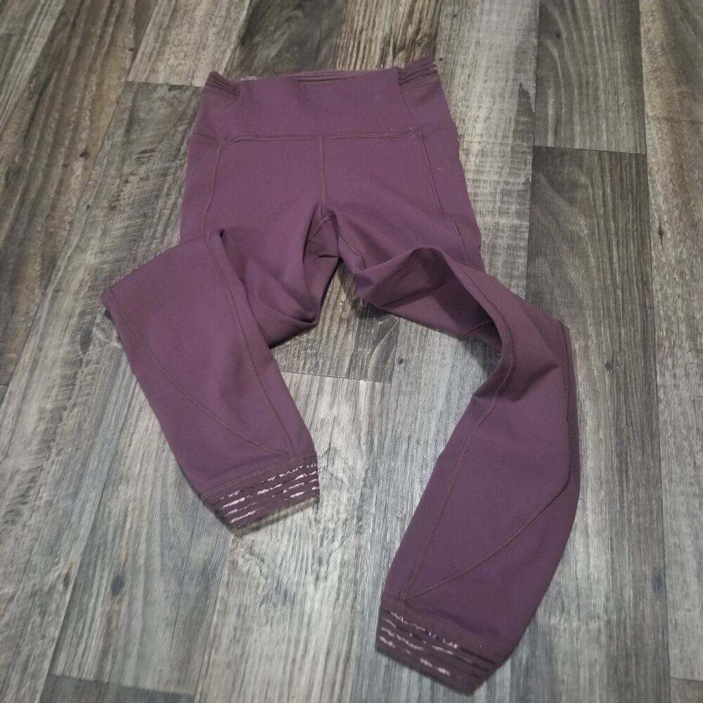 Lululemon Women's‎ Leggings Size 4 Purple Eggplant Pants